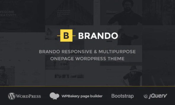Brando 3.4 - Responsive and Multipurpose OnePage WordPress Theme