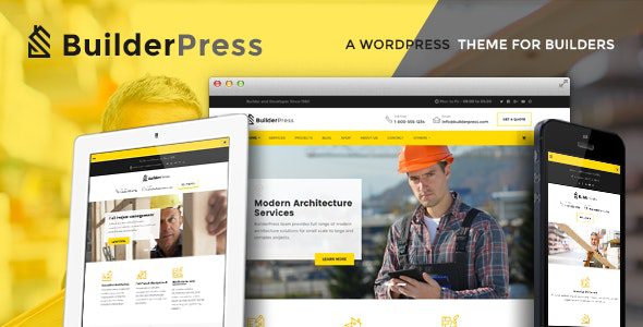 BuilderPress 1.2.5 - Construction and Architecture WordPress Theme