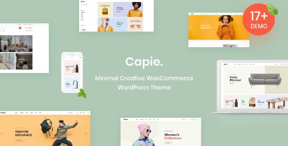 Capie 1.0.33 - Minimal Creative WooCommerce WordPress Theme