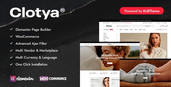 Clotya 1.2.6 - Fashion Store eCommerce Theme