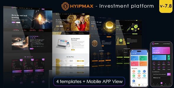 HYIP MAX 7.8 - High Yield Investment Platform