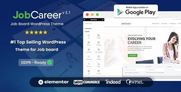 JobCareer 6.4 - Job Board Responsive WordPress Theme