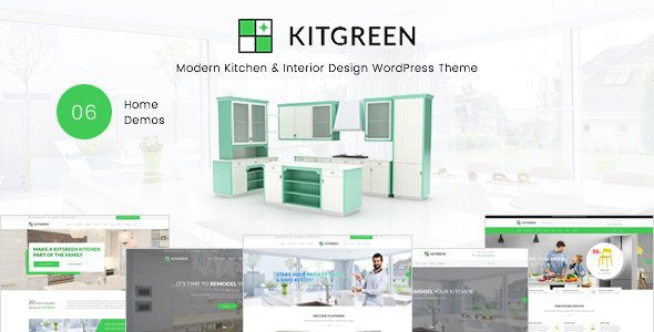 KitGreen 3.0.3 - Interior and Kitchen Design WordPress Theme