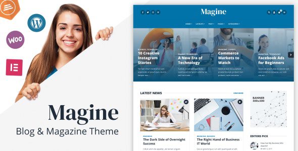 Magine 1.4.1 - Business Blog WordPress Theme