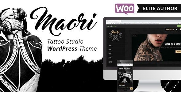 Maori 1.5.1 - Tattoo Studio WordPress Theme