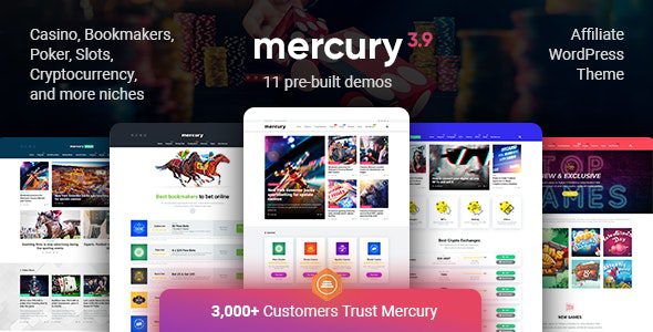Mercury 3.9.11.1 – Affiliate WordPress Theme