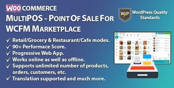MultiPOS 2.2.0 - Point of Sale for WCFM Marketplace | MultiVendor POS System