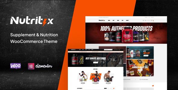 Nutritix 1.2.1 - Supplement & Nutrition WooCommerce Theme