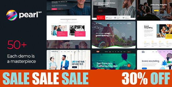 Pearl 3.4.1 Nulled - Corporate Business WordPress Theme