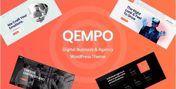 Qempo 1.2.6 - Digital Agency Services WordPress Theme