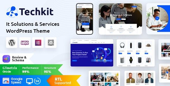 Techkit 1.6 - Technology & IT Solutions WordPress Theme
