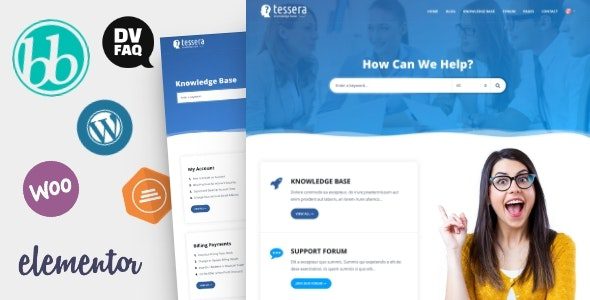 Tessera 2.6 – Knowledge Base & Support Forum WordPress Theme