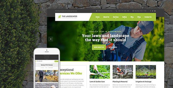 The Landscaper 4.2 - Lawn & Landscaping WP Theme