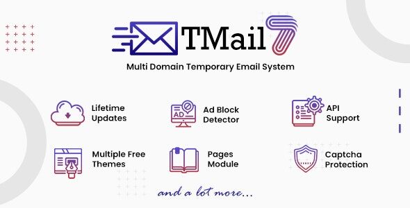 TMail 7.7 - Multi Domain Temporary Email System