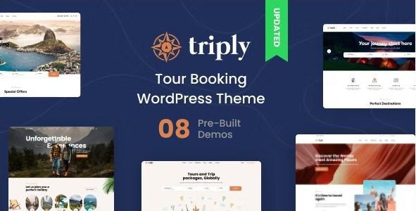 Triply 2.3.3 - Tour Booking WordPress Theme