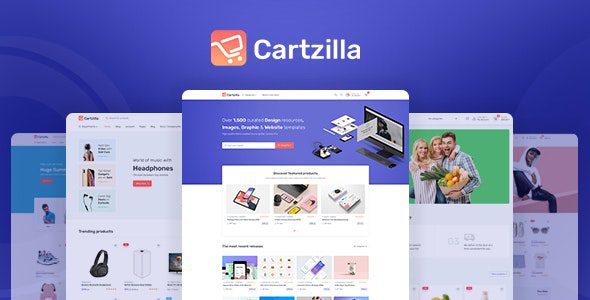 Cartzilla 1.0.33 - Digital Marketplace & Grocery Store WordPress Theme