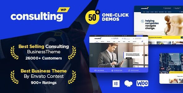 Consulting 6.5.22 Nulled - Business, Finance WordPress Theme