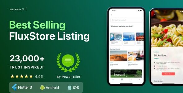 FluxStore Listing 4.0.0 - The Best Directory WooCommerce app by Flutter
