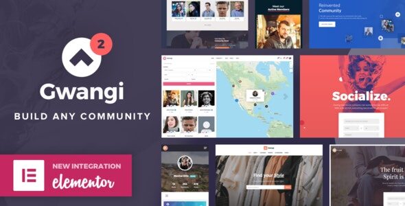 Gwangi 2.4.4 - PRO Multi-Purpose Membership, Social Network & BuddyPress Community Theme