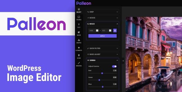 Palleon 3.2.1 - WordPress Image Editor