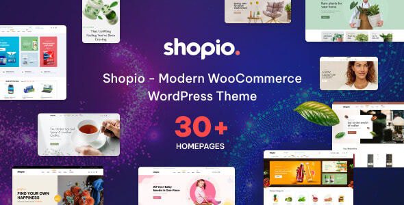 Shopio 1.1.9 - Multipurpose WooCommerce WordPress Theme