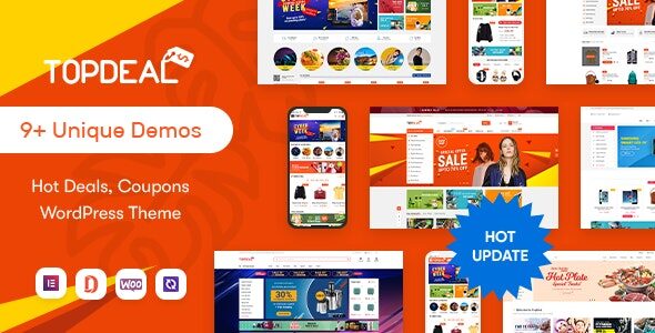TopDeal 2.3.13 - Multi Vendor Marketplace Elementor WooCommerce WordPress Theme (Mobile Layouts Ready)