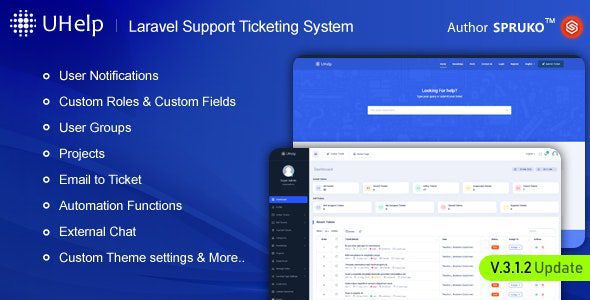 Uhelp 3.1.2 Nulled - Helpdesk Support Ticketing System