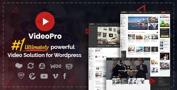 VideoPro 2.3.8.1 Nulled - Video WordPress Theme