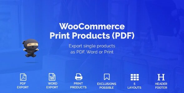 WooCommerce Print Products (PDF) 1.8.8