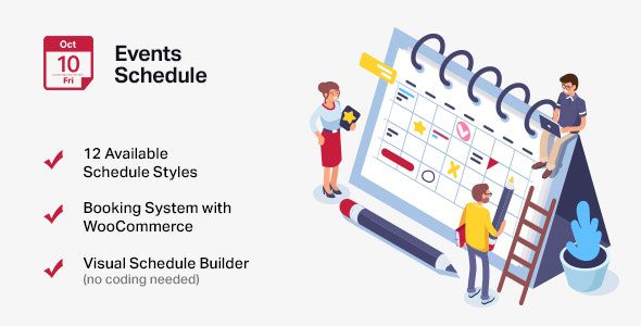 Events Schedule 2.5.3 - WordPress Events Calendar Plugin