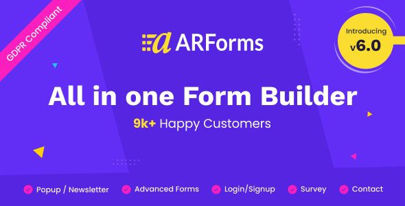 ARForms 7.0.2 - WordPress Form Builder Plugin