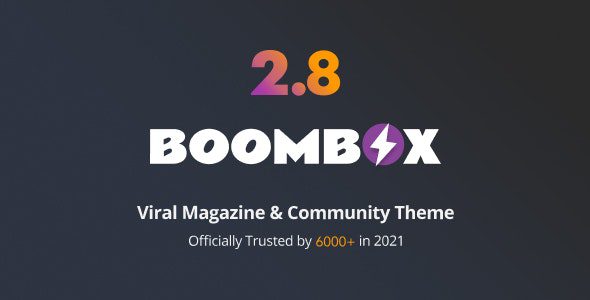 BoomBox 2.8.6 Nulled - Viral Magazine WordPress Theme