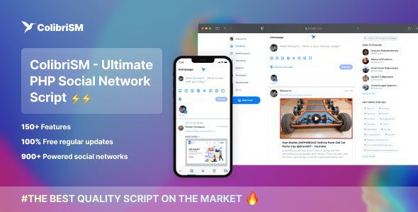 ColibriSM 1.4.2 Nulled - The Ultimate Social Network PHP Script