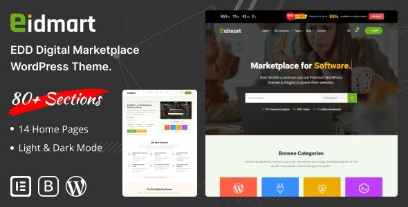 Eidmart 2.5 - Digital Marketplace WordPress Theme
