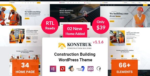 Konstruk 1.1.5 - Construction WordPress