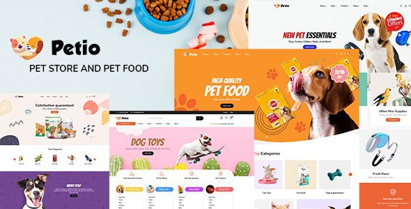 Petio 1.1.2 Nulled - Pet Store WooCommerce WordPress Theme