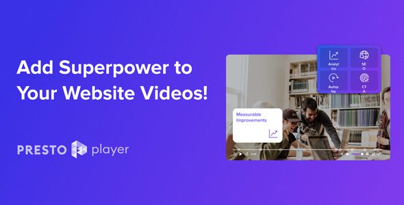 Presto Player Pro 3.0.2 - WordPress Video Player Plugin