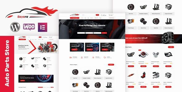 Sayara 1.2.2 - Auto Parts Store WooCommerce WordPress Theme