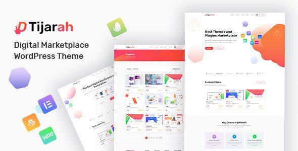 Tijarah 1.4.2 – Digital Marketplace WooCommerce Theme