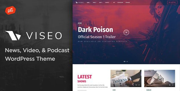 Viseo 4.0 - News, Video, & Podcast Theme