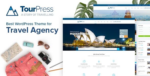 TourPress 1.2.2 - Travel Booking WordPress Theme