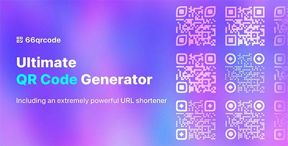 66qrcode 18.0 – Ultimate QR Code Generator & URL Shortener (SAAS)