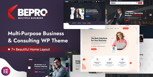 Bepro 1.0 - Multipurpose Business WordPress Theme