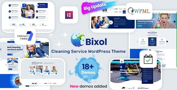 Bixol 1.6.6 - Cleaning Services WordPress Theme