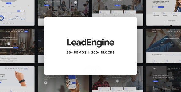 LeadEngine 4.5.0 Nulled - Multi-Purpose WordPress Theme with Page Builder