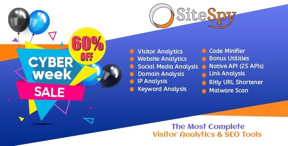 SiteSpy 8.0 - The Most Complete Visitor Analytics & SEO Tools