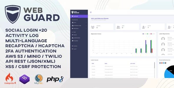 WebGuard 1.3.5 – Advanced PHP Login and User Management