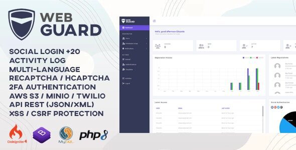 WebGuard 1.3.5 - Advanced PHP Login and User Management