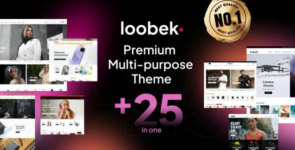 Loobek 1.1.6 - Elementor Multipurpose WooCommerce Theme