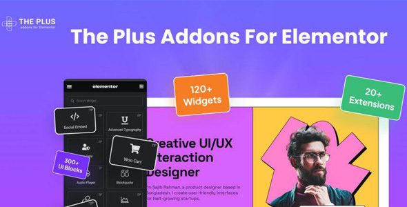 The Plus 5.4.1 Nulled - Addon for Elementor Page Builder WordPress Plugin